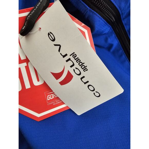 Concurve Women's Light Weight Gore Jacket Size Large Blue Wind stopper - Picture 16 of 16